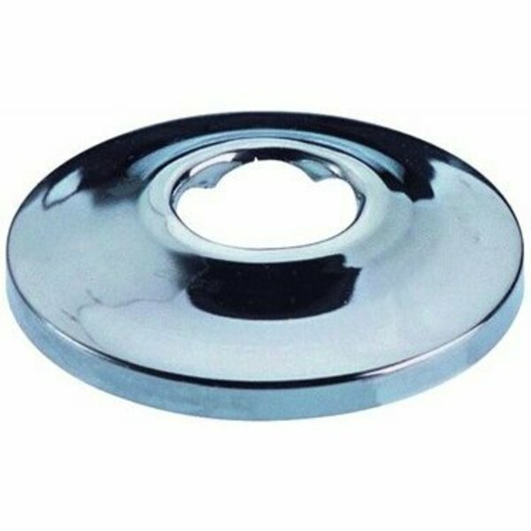 Mueller Industries/B & K B & K Escutcheon, 1/2 in W, Steel, Chrome, For: CTS Tubes 158-603